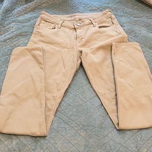 Old Navy Rockstar beige jeans